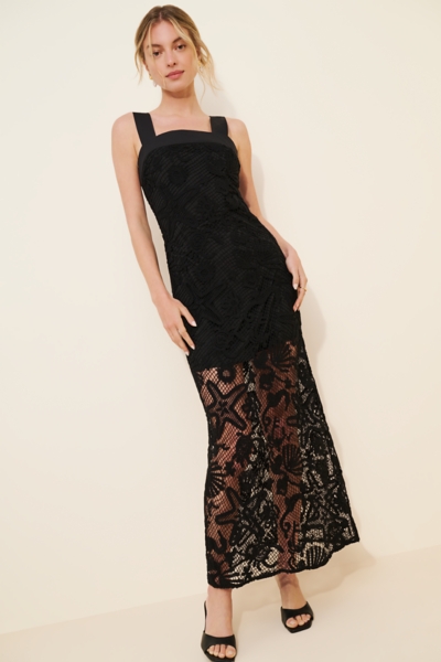 Krystina Aquatic Crochet Maxi Dress | Nuuly
