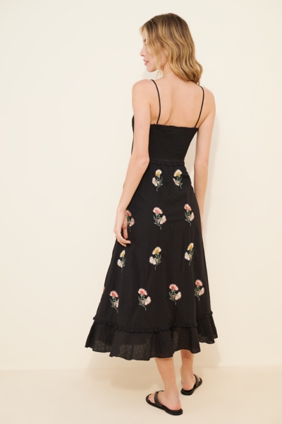 Floral Embroidered Vacay Midi Dress | Nuuly