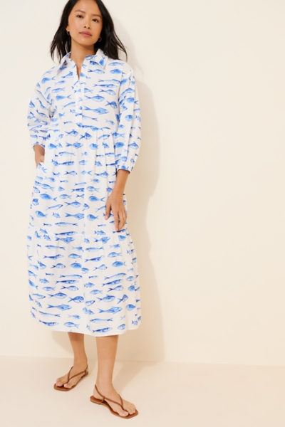 maeve bettina shirt dress Maeve Bettina Sequined Tiered Mini Shirt Dress