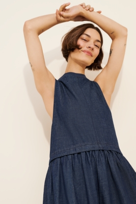 Free People ★ Soraya Denim Midi Dress 98865009_091_a