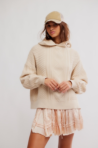 Explorer Cable Knit Hoodie | Nuuly
