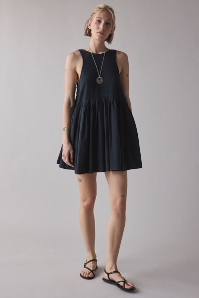 cotton sleeveless dress Grace Sleeveless Dress, Eyelet Midi Dress, White