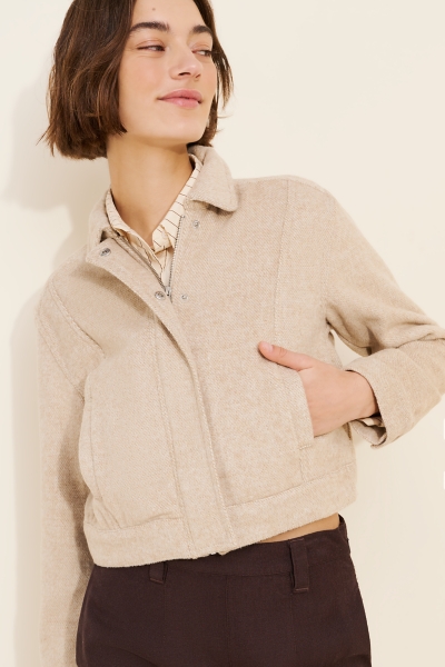 Textured Zip Front Jacket | Nuuly