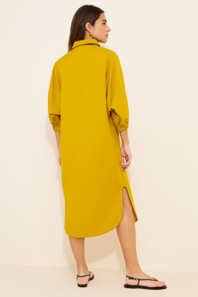 batwing midi dress Black Draped Batwing Midi Dress With Subtle Sparkle