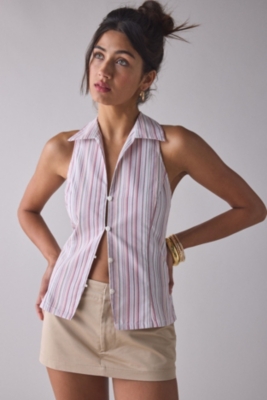 売れ筋商品|||サムス サムス シャツ レディース トップス SACATA - Button-down blouse - white pepper SweatyRocks Women's Cherry Print Short Sleeve Blouse Collar