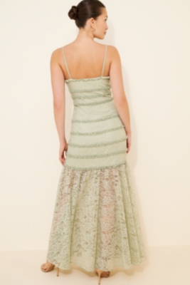 Zoe Stretch Lace Midi Dress