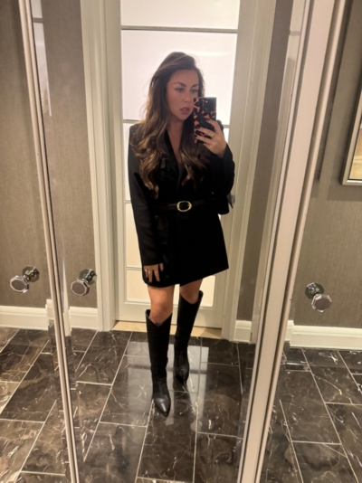 dresses to wear with brown cowboy boots Lioness Martini Mini Dress - Chocolate