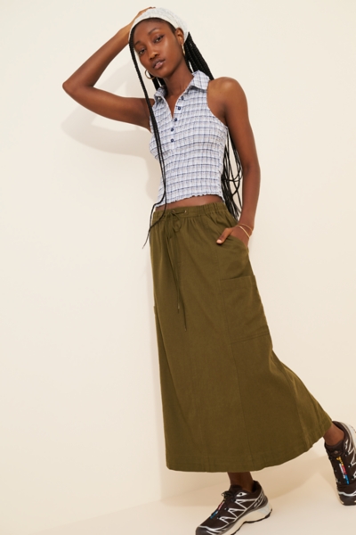 Vika Utility Midi Skirt | Nuuly