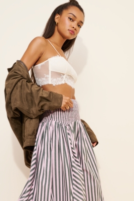 Layla Godet Midi Skirt | Nuuly