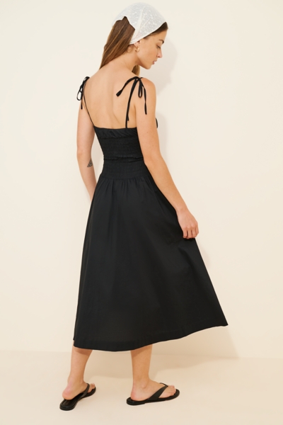 danielle guizio lina midi dress Danielle Guizio Lina Yellow Midi Dress