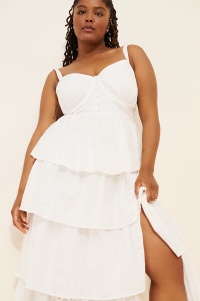 Midsummer Eyelet Dress | Nuuly