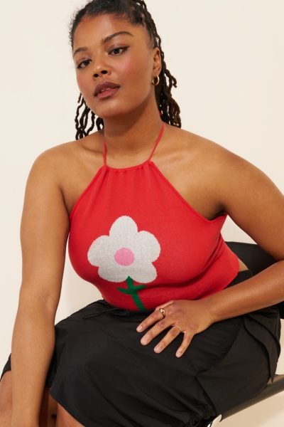 Dori Knit Halter Top | Nuuly