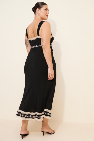 victoria beckham black midi dress Victoria Beckham Draped Midi Dress In Black 8