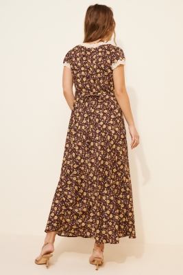 Clarice Lace Trim Maxi Dress | Nuuly