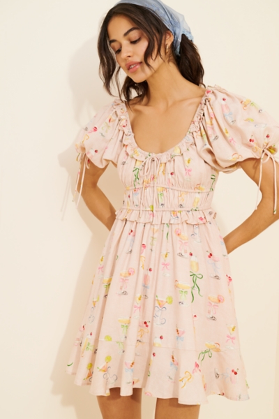 knee length dresses for ladies Do Long White Embellished Cut-Out A-Line Mini Dress