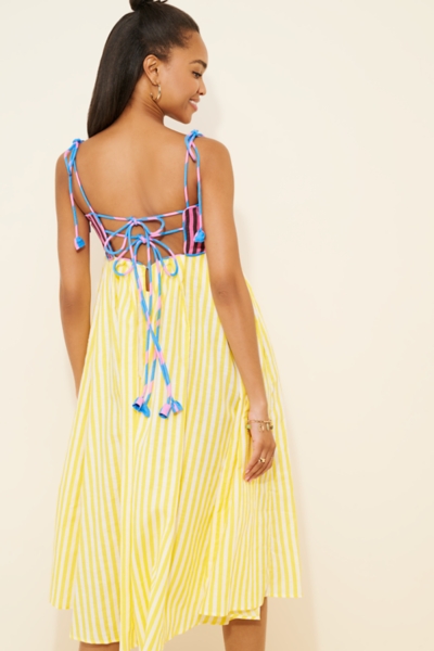 knee length dresses for ladies FOR LOVE AND LEMONS Opal Beaded Midi Dress main image 1