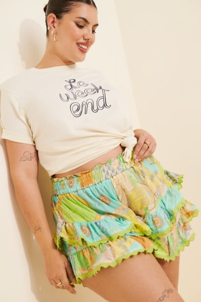 Isla Ruffle Shorts | Nuuly