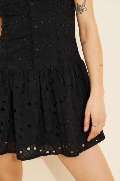 Aurora Eyelet Mini Dress | Nuuly