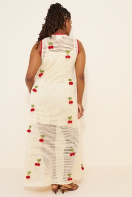 Flor Cherry Midi Dress