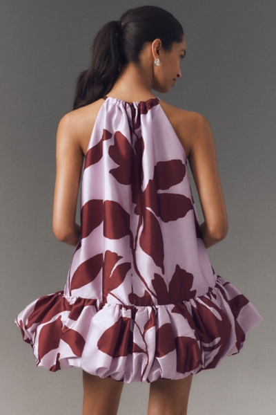 knee length dresses for ladies Sweetgrass Brown Gingham Square Neck Ruffle Mini Dress S / Brown Multi main image 1