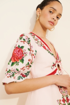 Flower Tapestry Maxi Dress