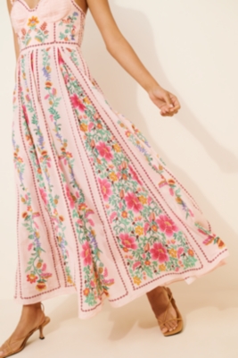 Delicate Forest Maxi Dress