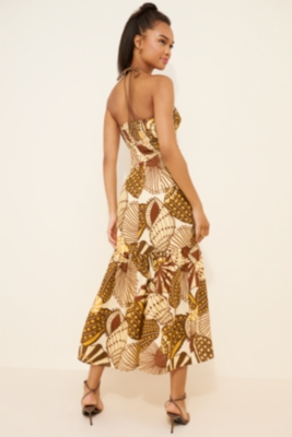 Shell Sleeveless Maxi Dress