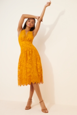 Sleeveless Lace Midi Dress | Nuuly