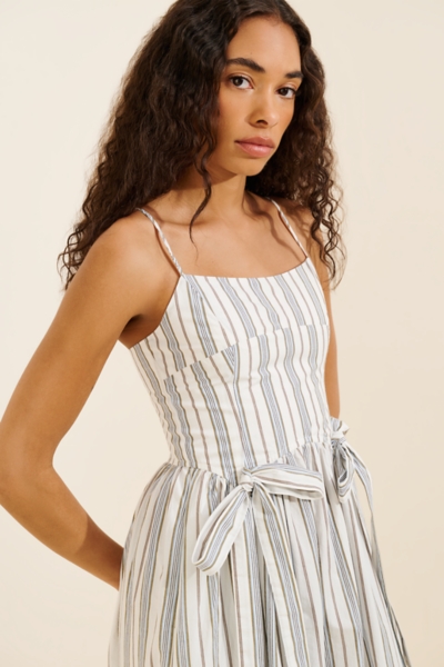 damson madder penelope midi dress Penelope Bow Midi Dress