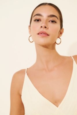 Sleeveless Sheer Linen Maxi Slip Dress