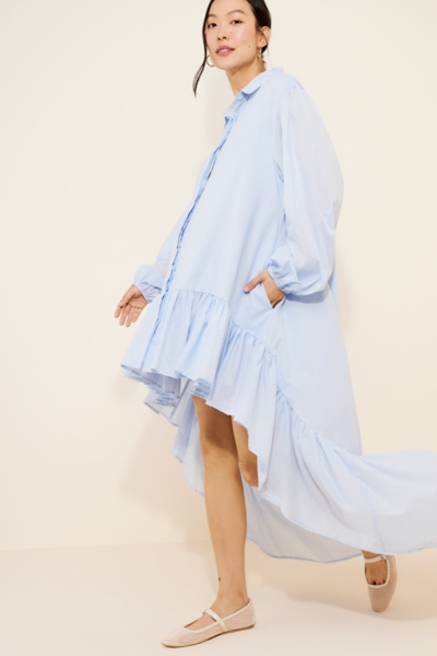 eva blue dress House of CB Eva Tuscan Blue Floral Maxi Dress – Taite Ro main image 0