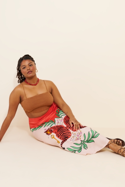 Lania Slip Midi Skirt | Nuuly