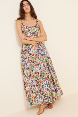Ruffle Sweetheart Maxi Dress