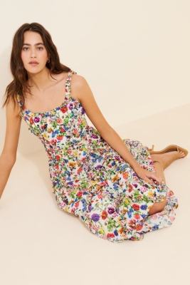 Ruffle Sweetheart Maxi Dress