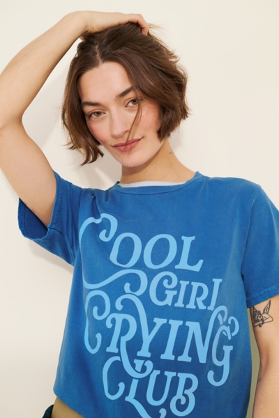 Cool Girl Crying Oversized Tee | Nuuly
