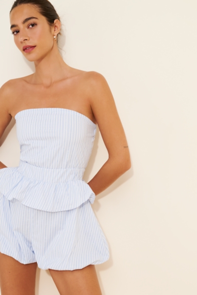 Darra Peplum Romper | Nuuly