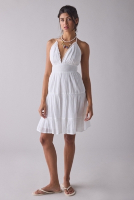 The Barnnet ミニワンピースCotton Backless Dress The Barnnet ミニワンピースCotton Backless Dress The Barnnet