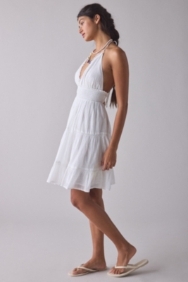 ワンピース S backless halter dress mini Shop the I'm Magnetic Halter Neck Backless Mini Dress Mint Grey