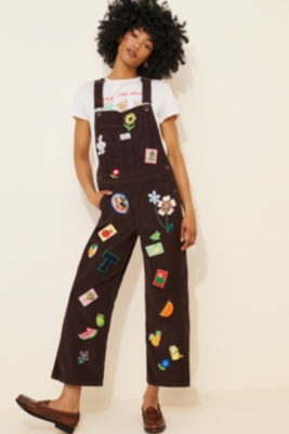 Patch Corduroy Overalls | Nuuly