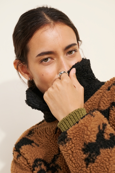 Joline Sherpa Zip Front Jacket | Nuuly