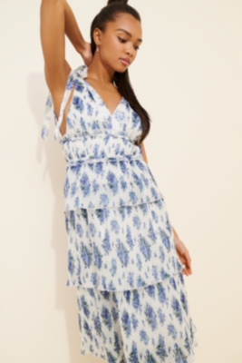 Sleeveless Tiered Maxi Dress
