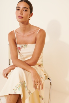 Floral Visions Embellished Maxi Dress
