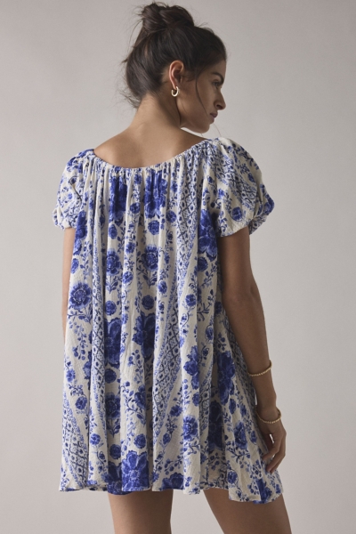 mini slip dress cotton Cotton Voile Mini Lace Slip Dress in Bright White