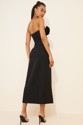 Rosa Strapless Midi Dress