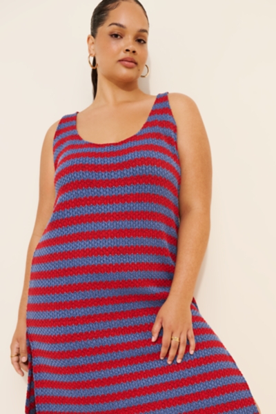midi periwinkle dress Afternoon Ease Pleated Scuba Midi Dress in Periwinkle S / Periwinkle