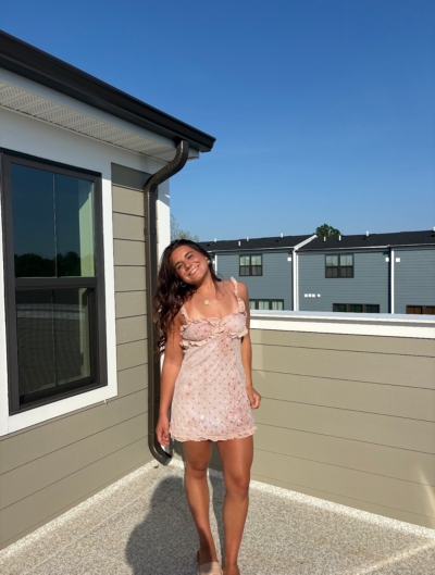 studded mirage mini dress MIRAGE MINI / OFF-WHITE