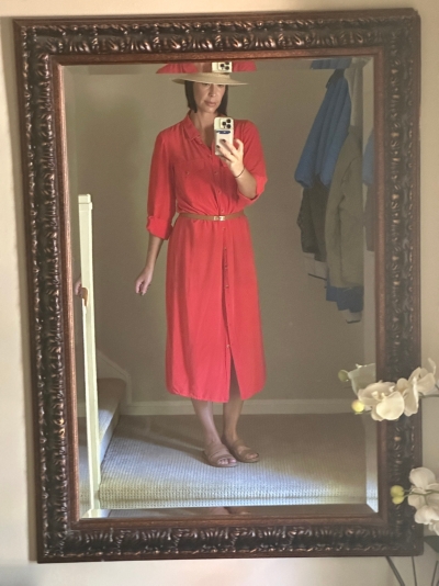 Long-Sleeve Silk Shirt Dress | Nuuly