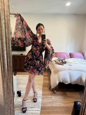 la maison talulah infatuation mini dress LA MAISON TALULAH Infatuation Floral Lace Mini Dress