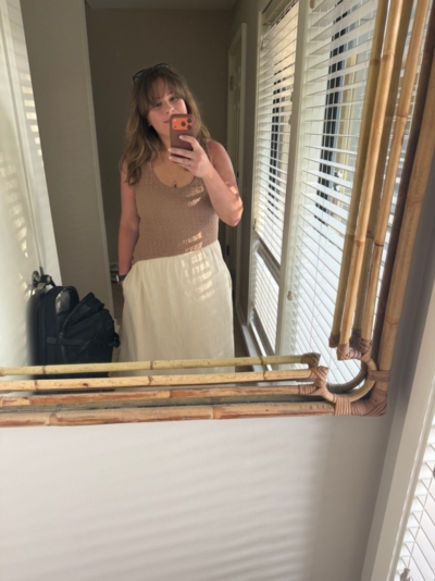Haven Mixed Media Maxi Dress | Nuuly