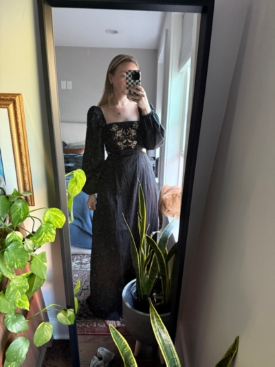 Embroidered Cut Out Maxi Dress | Nuuly